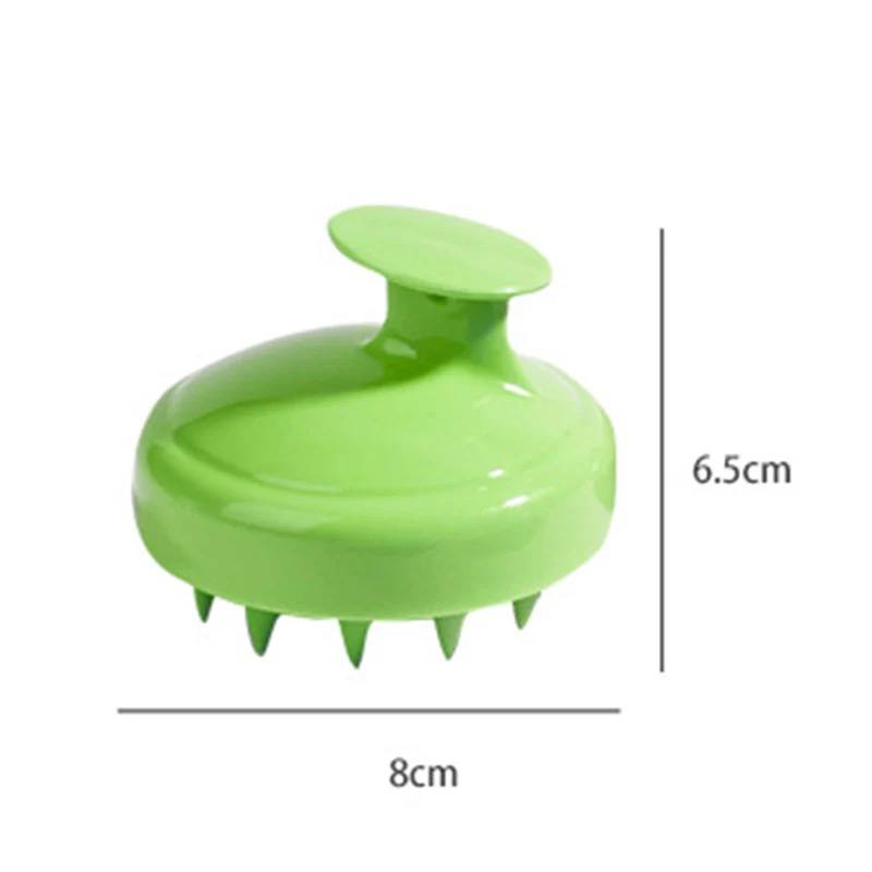 Soft Silicone Shampoo Brush Hair Salon Home Massage Shampoo Brush Scalp Cleaning Bath Comb Hairdressing Tool Spa Shampoo Brush